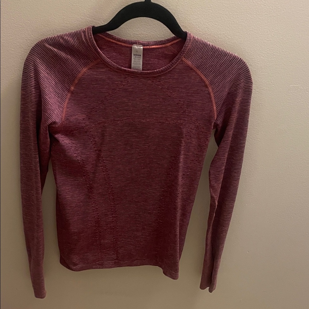Dark Pink long sleeve Ivivva athletic top